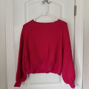 Free People Women’s Cropped Crewneck Sweater